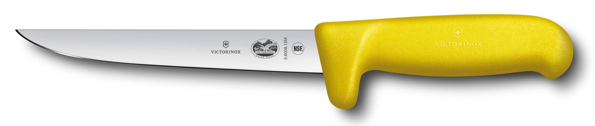 Нож Victorinox Fibrox Safety Grip желтый (5.6008.15m)