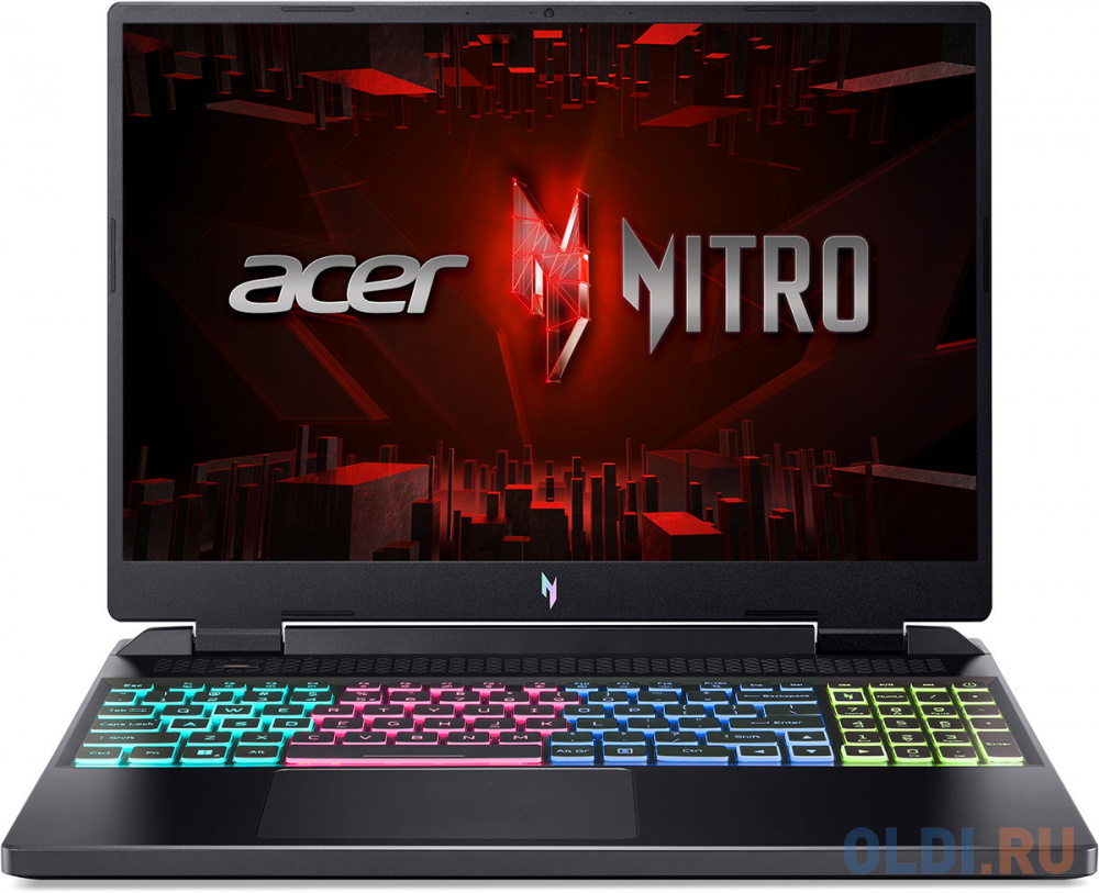 Ноутбук игровой Acer Nitro 16 AN16-41-R851, 16&quot;,  IPS, AMD Ryzen 9 7940H 4ГГц, 8-ядерный, 32ГБ DDR5, 1ТБ SSD,  NVIDIA GeForce  RTX 4070 для ноутб