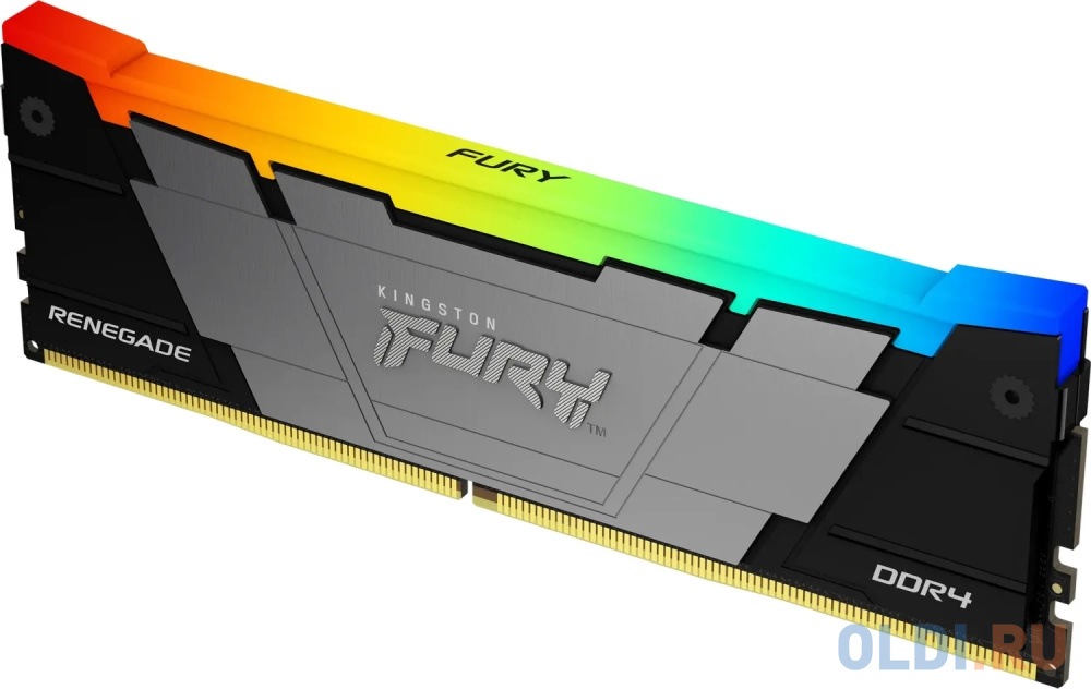 Память оперативная/ Kingston 128GB 3600MT/s DDR4 CL18 DIMM (Kit of 4) FURY Renegade RGB