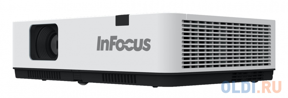 Проектор INFOCUS [IN1034] 3LCD, 4800 lm, XGA, 1.481.78:1, 50000:1, (Full 3D), 16W, 3.5mm in,Composite video,Component,VGA IN х2, HDMI IN, Audio in(RCA