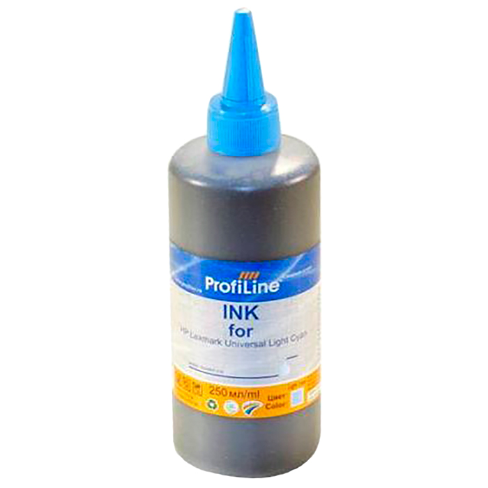 Чернила ProfiLine PL-INK-UNI-LC 250мл, 250 мл, светло-голубой, совместимые для Epson