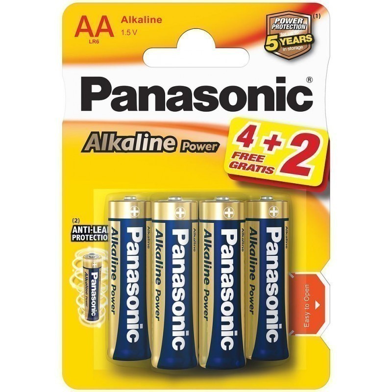 Батарейка Panasonic Alkaline Power AA блистер 6шт.