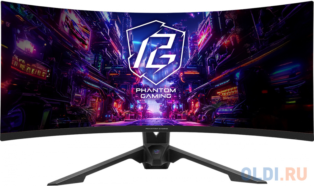 Монитор 34&quot; ASRock Phantom Gaming PG34QRT3A Black (VA, 3440x1440, 2xHDMI+2xDP, 1 ms, 178°/178°, 500 cd/m, 3000:1, 180Hz, HDR400, MM, Curved 1 в Москвe