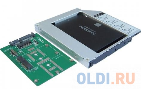 Сменный бокс для HDD/SSD AgeStar SMNF2S SATA металл серебристый 2.5"