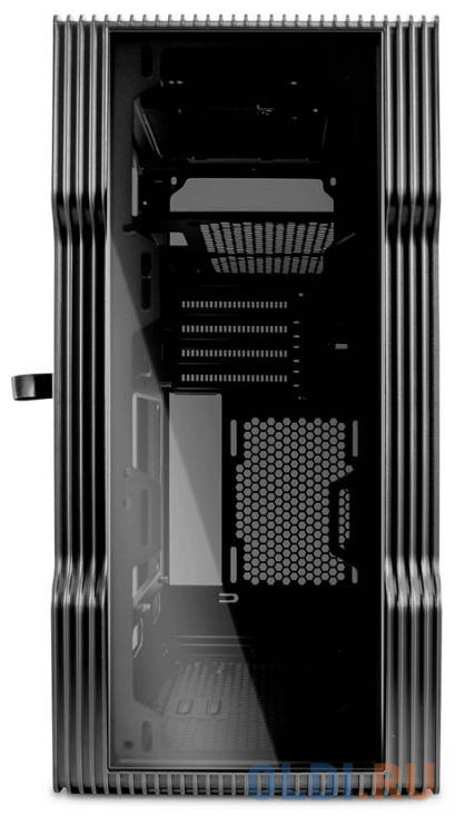 Корпус microATX 1stPlayer TRILOBITE T3-G Без БП чёрный