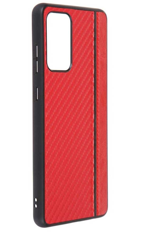 Чехол G-Case для Samsung Galaxy A72 SM-A725F Carbon Red GG-1362 в Москвe