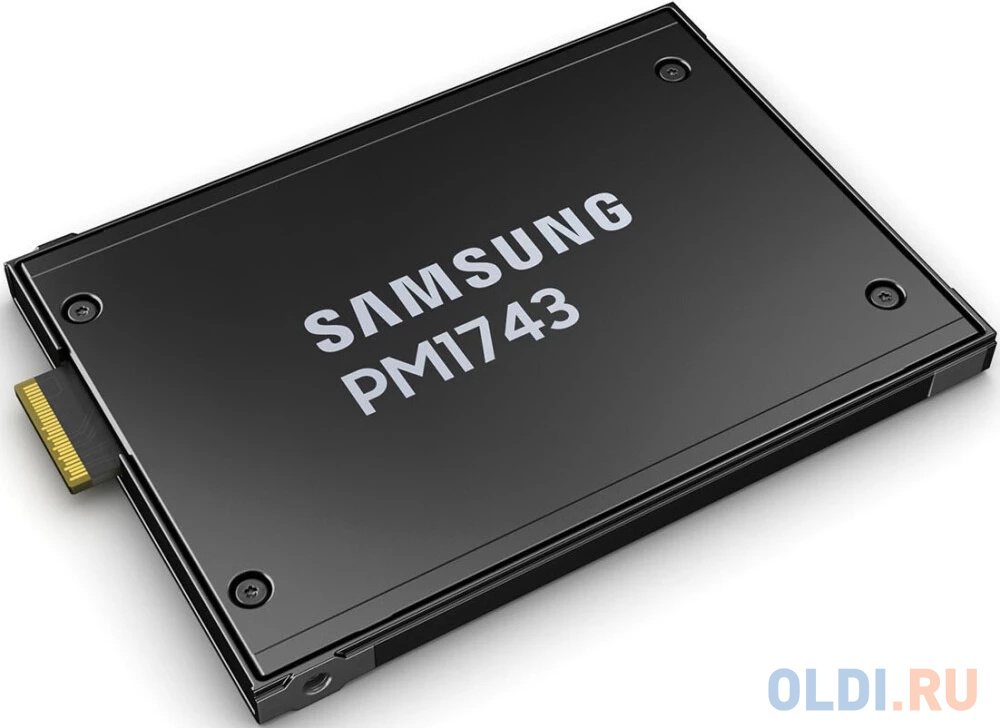 Твердотельный накопитель/ Samsung SSD PM1743, 1920GB, U.3(2.5" 15mm), NVMe, PCIe 5.0 x4 R/W 14000/3000MB/s, IOPs 2 000 000/150 000, TBW 3504, DWP в Москвe