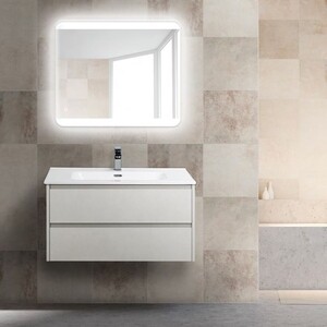 Тумба с раковиной BelBagno Kraft 80 Bianco Opaco (KRAFT 39-800/390-2C-SO-BO, BB800/390ETL)