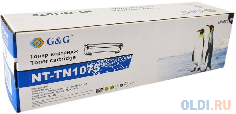 Картридж G&G NT-TN1075 1000стр Черный