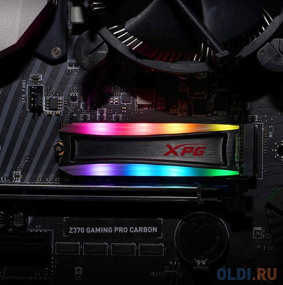 SSD накопитель A-Data XPG Spectrix S40G RGB 256 Gb PCI-E 3.0 x4 в Москвe