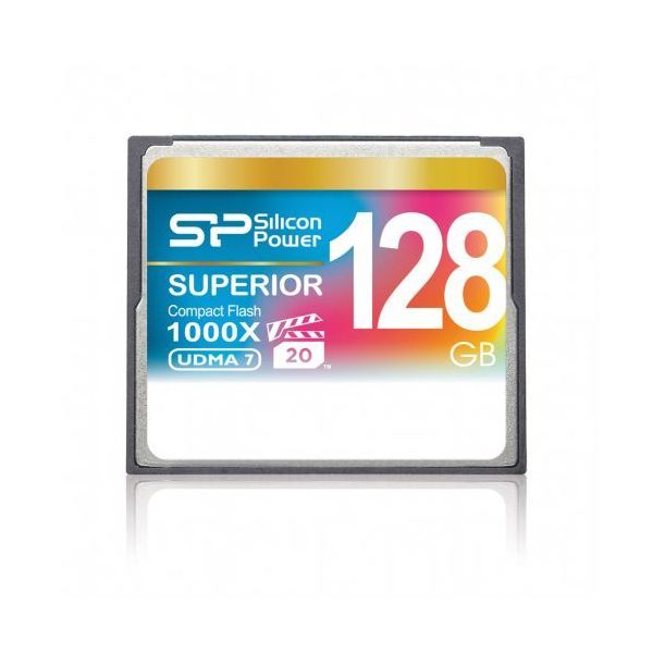 Флеш карта CF 128GB Silicon Power, 1000X (SP128GBCFC1K0V10)