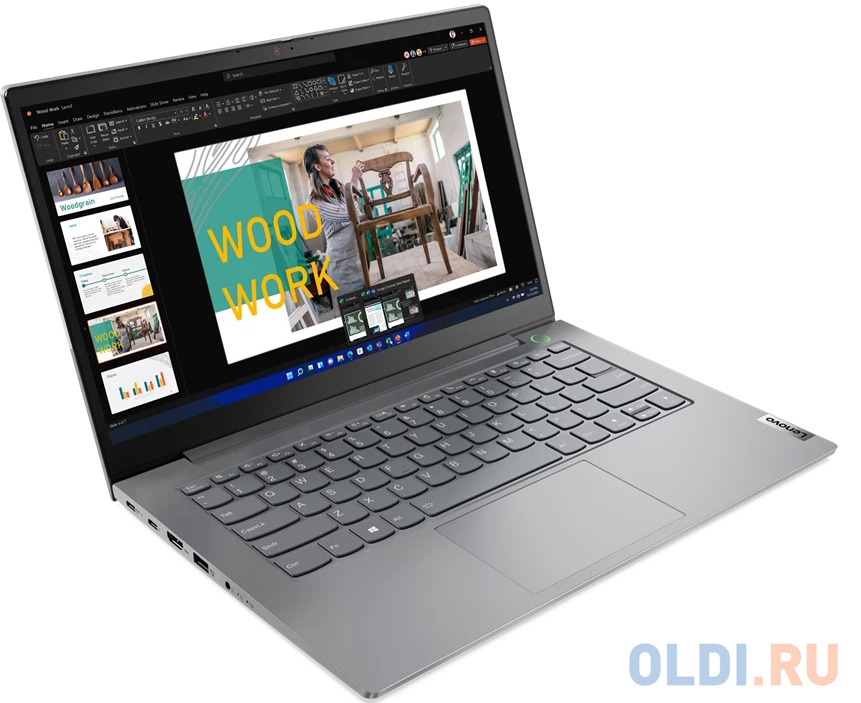 Ноутбук Lenovo ThinkBook 14 G4 ABA Ryzen 5 5625U/16Gb/SSD512Gb/14&quot;/FHD/IPS/Win11Pro/grey (21DKA045RK)