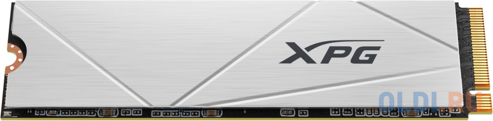 Твердотельный накопитель/ ADATA SSD GAMMIX S60 BLADE, 1024GB, M.2(22x80mm), NVMe, PCIe 4.0 x4, 3D NAND, R/W 5000/3200MB/s, IOPs -/-, TBW 250, DWPD 0.1