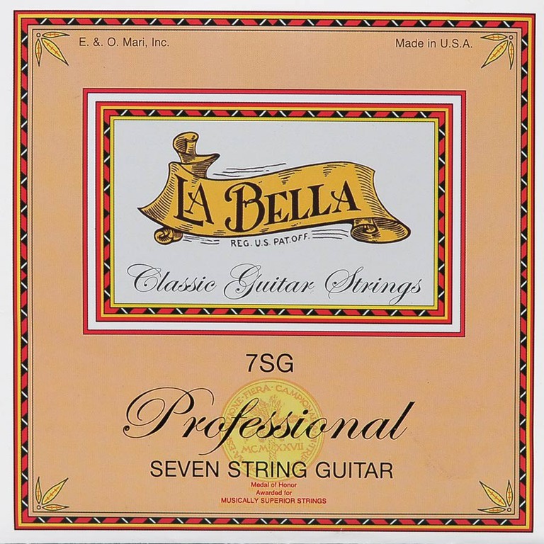 Струны La Bella 7SG нейлон для классической 7-струнной гитары