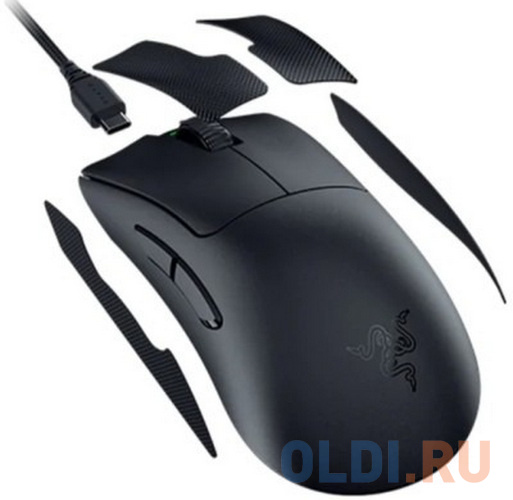 Мышь беспроводная Razer DeathAdder V3 Pro чёрный USB + радиоканал