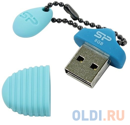 Флешка 8Gb Silicon Power SP008GBUF2T30V1B USB 2.0 синий