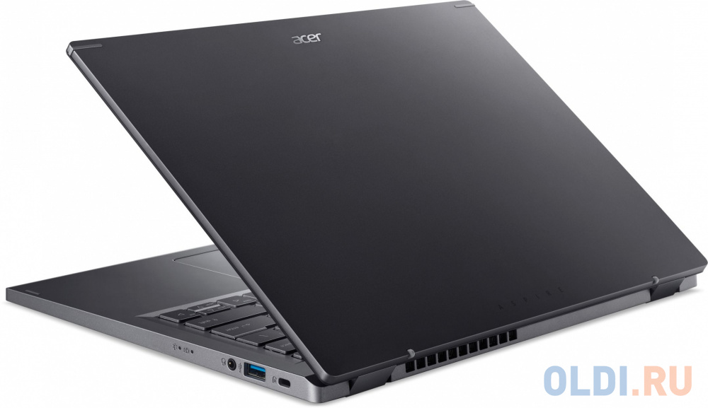 Ноутбук Acer Aspire 5 A514-56M-52QS Core i5 1335U 16Gb SSD512Gb Intel Iris Xe graphics 14" IPS WUXGA (1920x1200) noOS black WiFi BT Cam (NX.KH6CD в Москвe