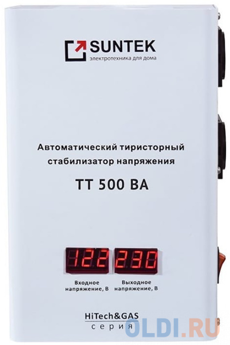 Стабилизатор напряжения Suntek TT-500 2 розетки