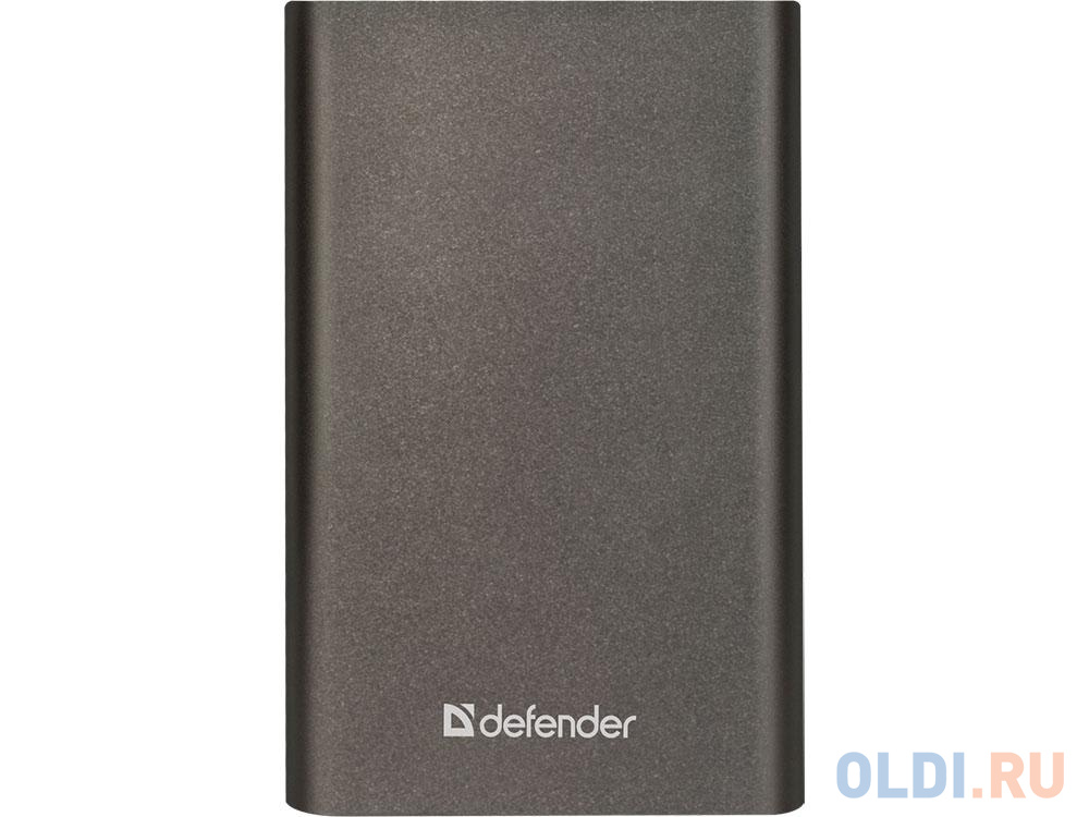 Внешний аккумулятор Power Bank 8000 мАч Defender ExtraLife темно-серый 83622