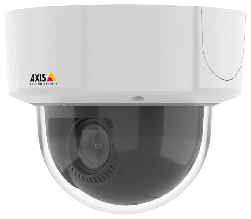 IP-камера Axis M5525-E 4.7мм - 4.7мм, уличная, купольная, поворотная, 2Мпикс, CMOS, до 1920x1080, до 25кадров/с, POE, -20 °C/+50 °C, белый (01145-001)