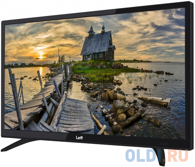 Телевизор LEFF 24" FHD 1920x1020 TV черный 24F260T