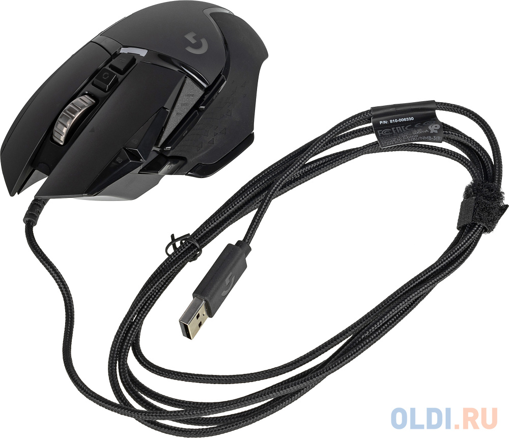 Мышь проводная Logitech G502 Hero чёрный USB