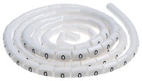 Маркер для кабеля 4.2мм Hyperline цифра "8" для кабеля, 100шт., белый (OM-3.5-8)