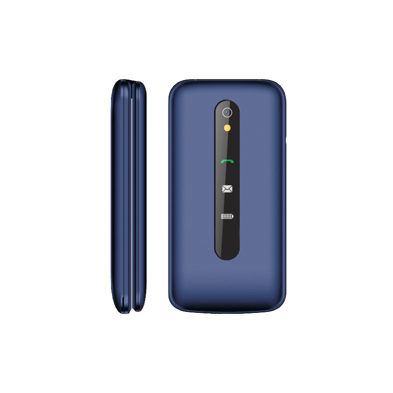Мобильный телефон teXet TM-408, 2.8" 320x240 TFT, BT, 1xCam, 2-Sim, 1000 мА·ч, micro-USB, синий