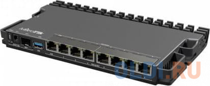 MikroTik RB5009UPr+S+IN Маршрутизатор CPU ARM64, 4 ядра 350-1400MHZ, 1GB RAM, 7*1Gbit RJ45, 1*2.5gbit RJ45, PoE out 1-7port в Москвe