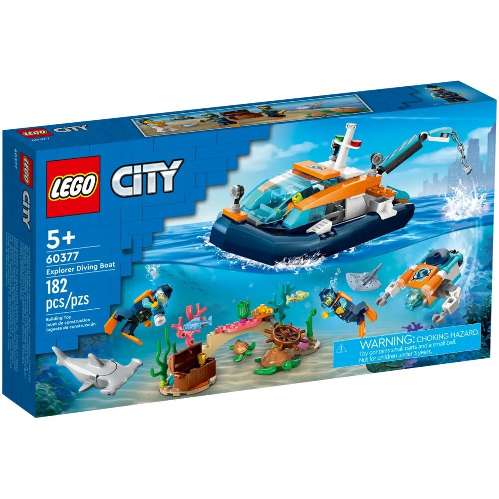 LEGO City Исследовательская водолазная лодка 60377