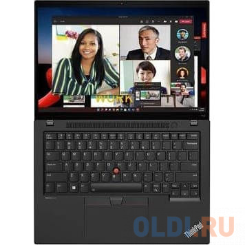 Ноутбук Lenovo ThinkPad T14 G4 Core i5 1335U 16Gb SSD512Gb Intel UHD Graphics 14" IPS WUXGA (1920x1200) Windows 11 Professional 64 black WiFi BT