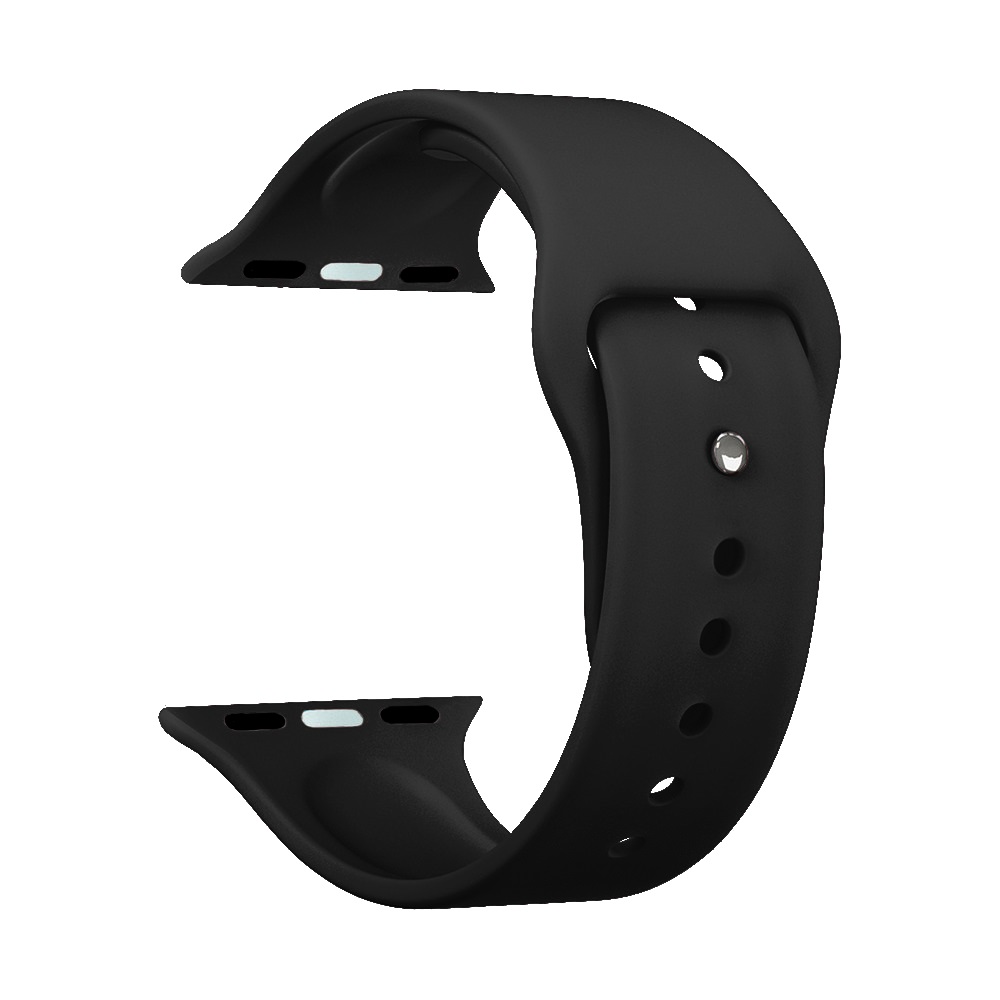 Ремешок Deppa Band Silicone для Apple Watch 38/40 mm силиконовый черный