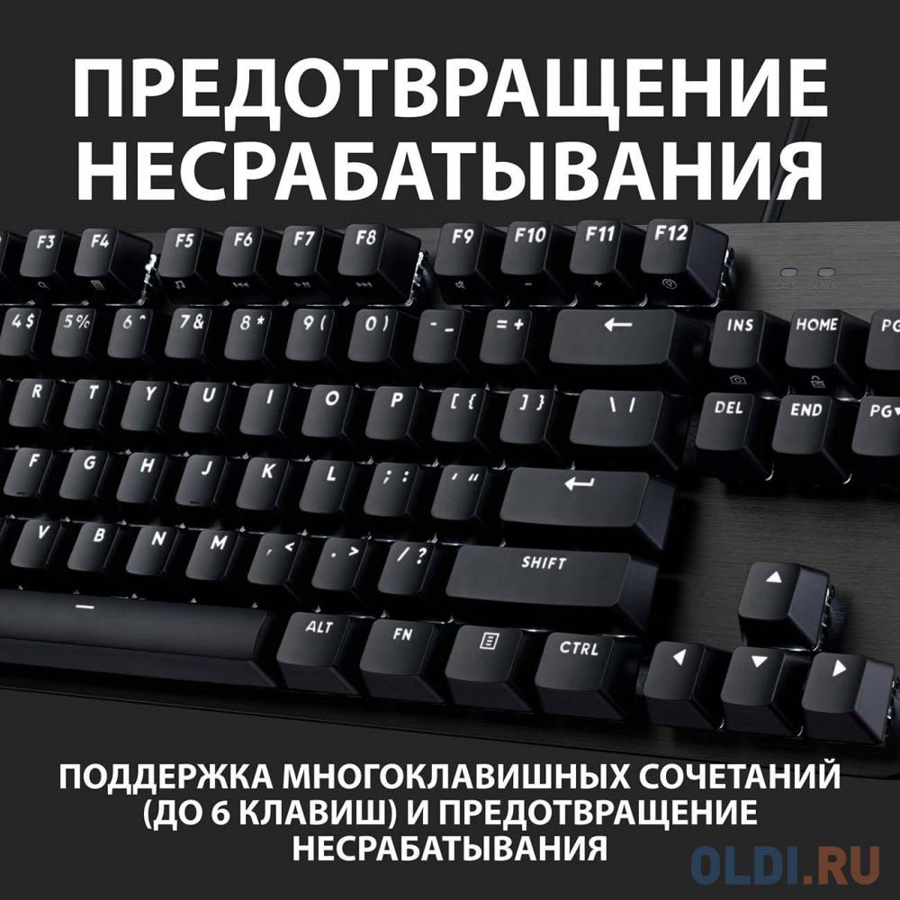 Клавиатура Logitech G413 TKL SE Black USB