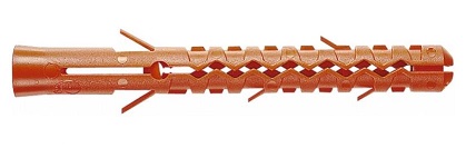 Дюбель ГРИБ 1.4 см x 9 см, полиамид, для пустотелых конструкций, оранжевый, 1 шт., Mungo (1101409)