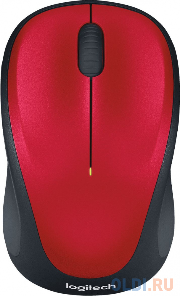 Мышь Logitech M235 красный USB 910-002497