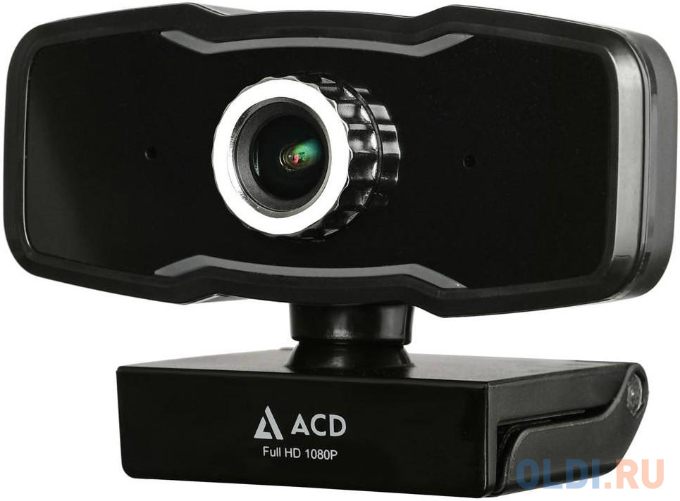 WEB Камера ACD-Vision UC500 CMOS 2МПикс, 1920x1080p, 30к/с, микрофон встр., USB 2.0, универс. крепление, черный корп. RTL {60}