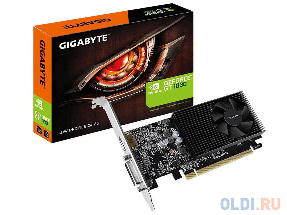 Видеокарта GigaByte GeForce GT 1030 NVidia GeForce GT 1030 2048Mb
