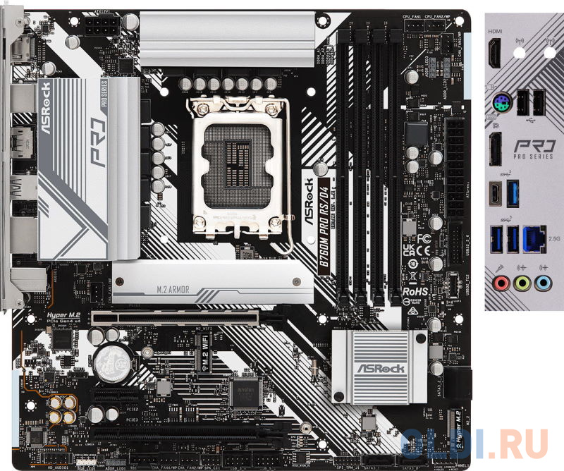 Материнская плата ASRock B760M PRO RS/D4 90-MXBKL0-A0UAYZ