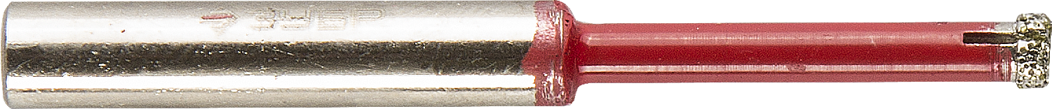 Сверло, по керамической плитке стеклу, ЗУБР Профессионал, алмазное, 1 шт. (29850-03)