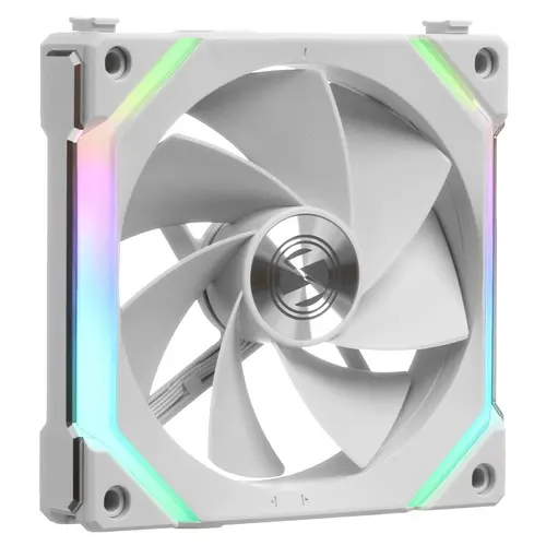 Вентилятор Lian Li UNI Fan SL120 V2 Reverse White, 120 мм, 2000rpm, 29.2 дБ, 4-pin PWM, 1шт, ARGB (G99.12RSLV21W.R0)