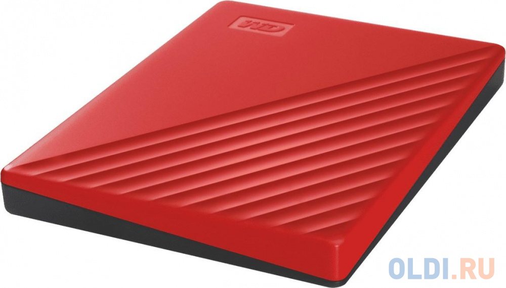 Внешний жесткий диск 2.5" 4 Tb USB 3.0 Western Digital My Passport красный