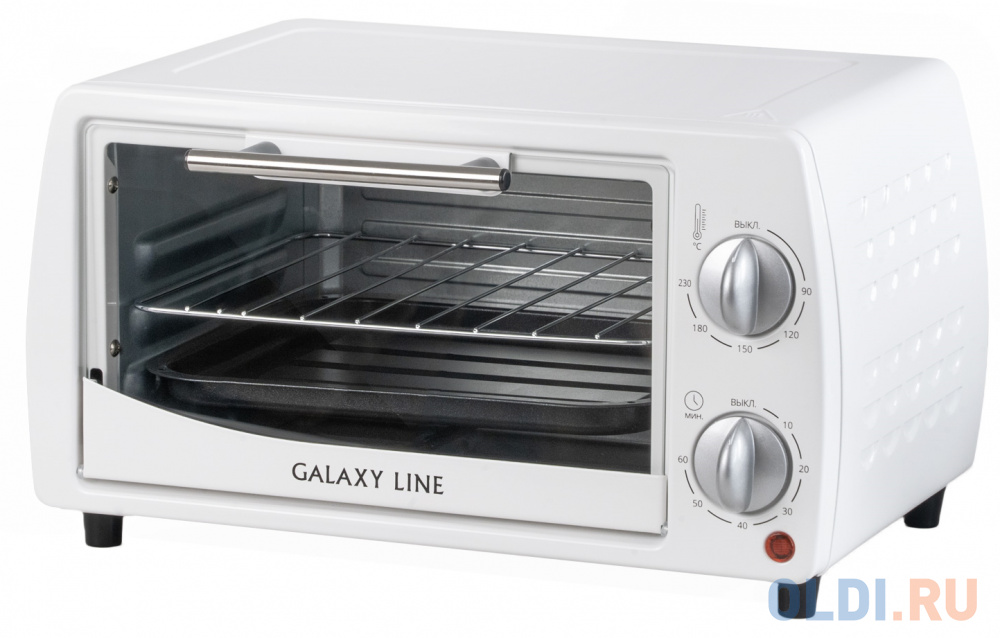 Мини-печь Galaxy Line GL 2626 8л. 1000Вт белый в Москвe