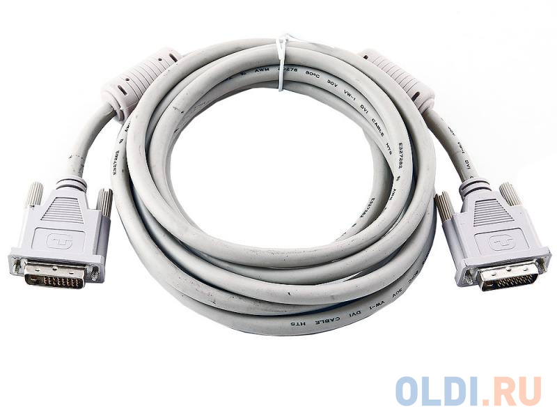 Кабель DVI-DVI 3.0м Dual Link Gembird 2 фильтра двойное экранирование CC-DVI2-10