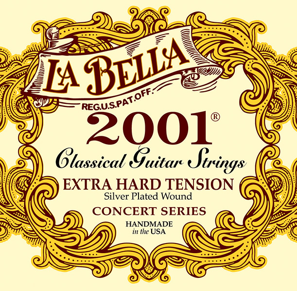 Струны La Bella 2001EH 2001 Extra Hard нейлон для классической гитары