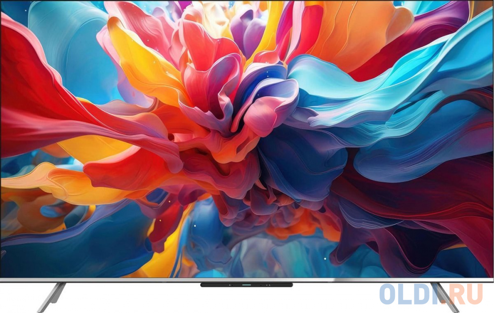 Телевизор QLED Skyworth 75" 75Q66G Eye Care серебристый 4K Ultra HD 60Hz DVB-T DVB-T2 DVB-C DVB-S DVB-S2 USB WiFi Smart TV в Москвe