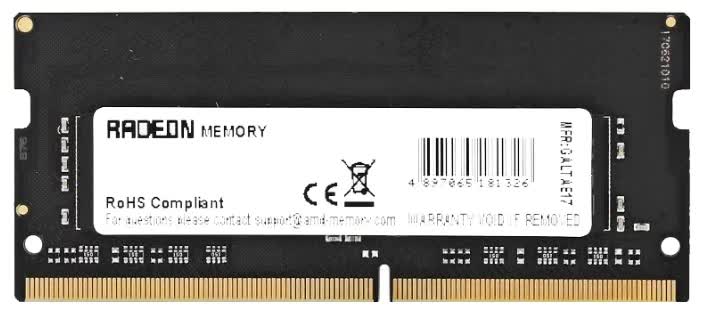 Оперативная память AMD 8Gb DDR4 SODIMM (R748G2400S2S-UO)