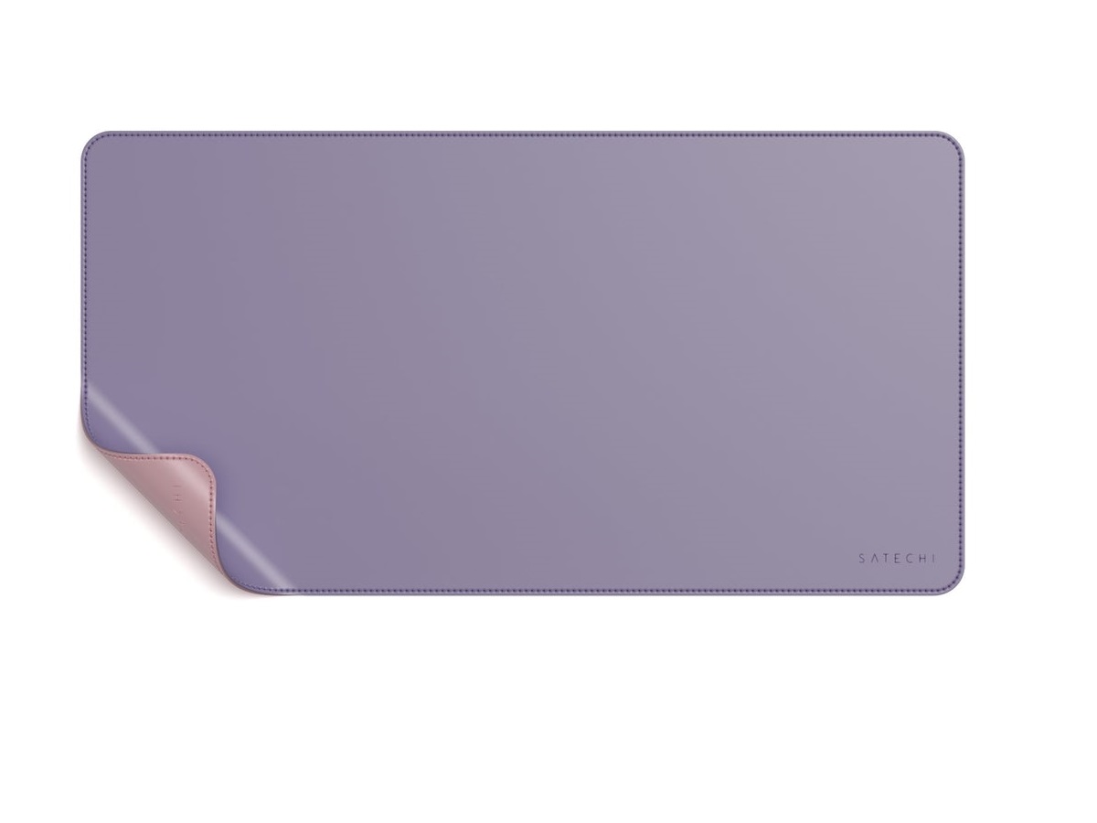 Коврик для мыши Satechi Dual Side ECO-Leather Deskmate, 585*310 мм, Розовый/Фиолетовый ST-LDMPV