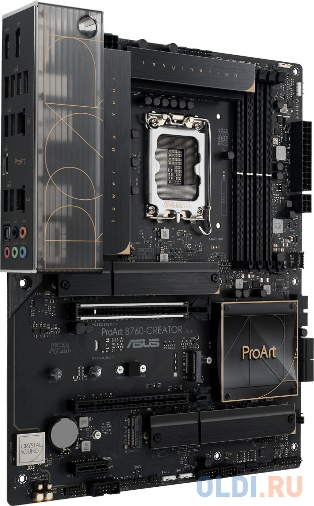 ASUS PROART B760-CREATOR, LGA1700, B760, 4*DDR5, HDMI+DP, 4xSATA3 + RAID, 3xM2, Audio, Gb LAN, USB 3.2, USB 2.0, ATX; 90MB1F20-M0EAY0