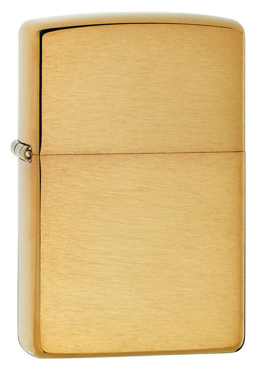 Зажигалка Zippo с покрытием Brushed Brass (204B) в Москвe