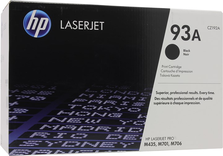 Картридж лазерный HP 93A/CZ192A, черный, 12000 страниц, оригинальный для LaserJet Pro M435nw